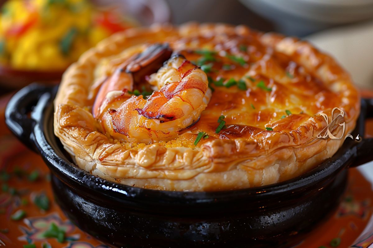 Kerala Prawn Coconut Curry Pie