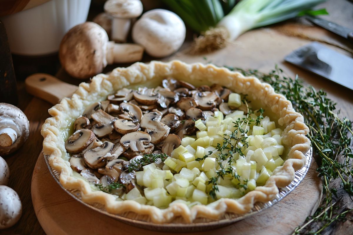 Mushroom, Stilton & Thyme Pie