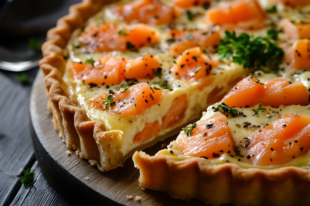 Smoked Salmon & Leek Pie